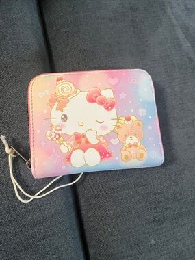 Loungefly Hello Kitty Pastel Gradient Zip Wallet - Pink Blue
